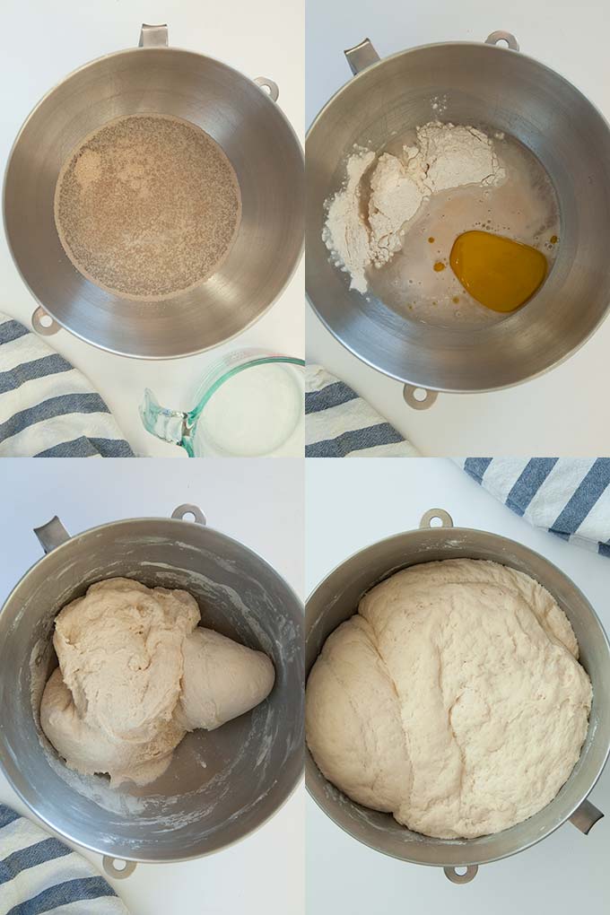 All of the steps needed to make homemade French Bread