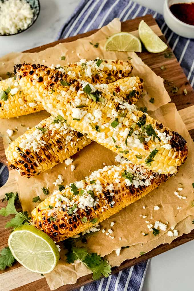 Grilled Mexican Street Corn