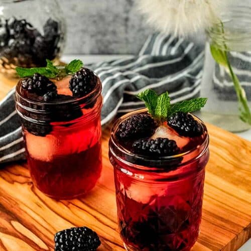 Blackberry Iced Tea - Home Cooked Harvest