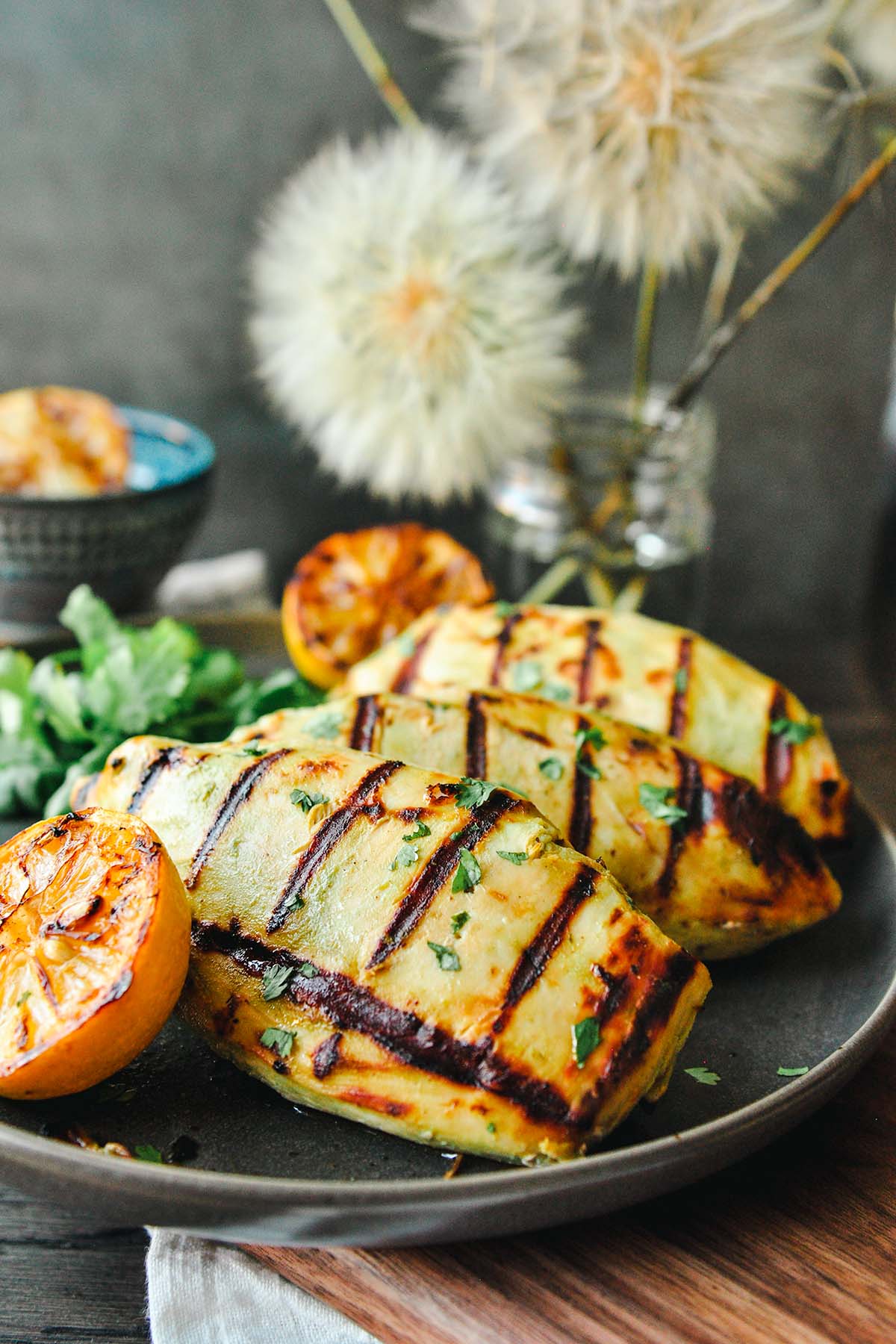 Indoor Mixed Grill with Yogurt BBQ Sauce