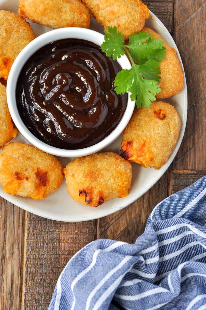Air Fryer Frozen Mac and Cheese Bites Home Cooked Harvest