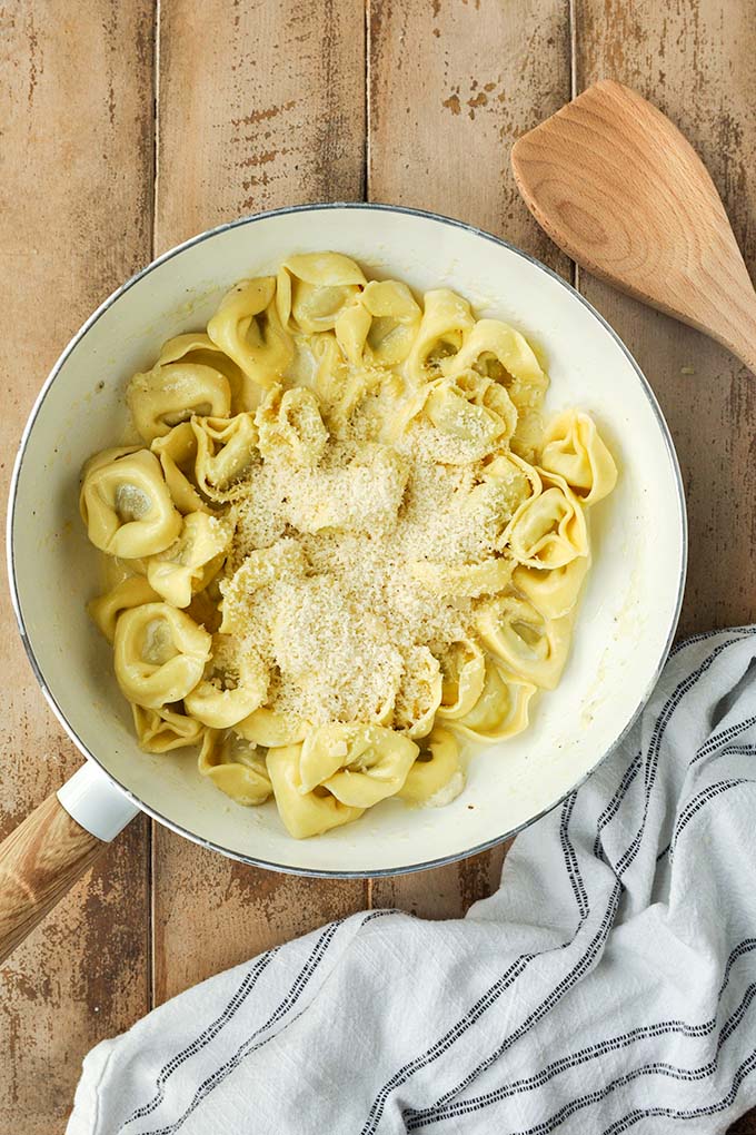 Step by step instructions on how to make this tortellini recipe.