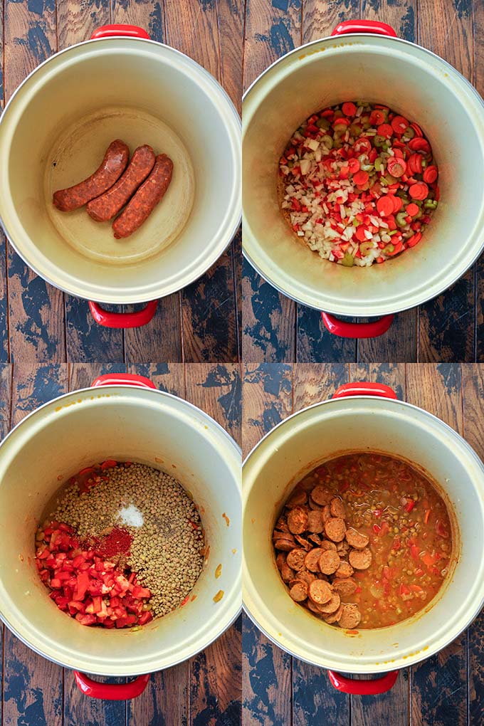Step by step instructions of how to make this soup.
