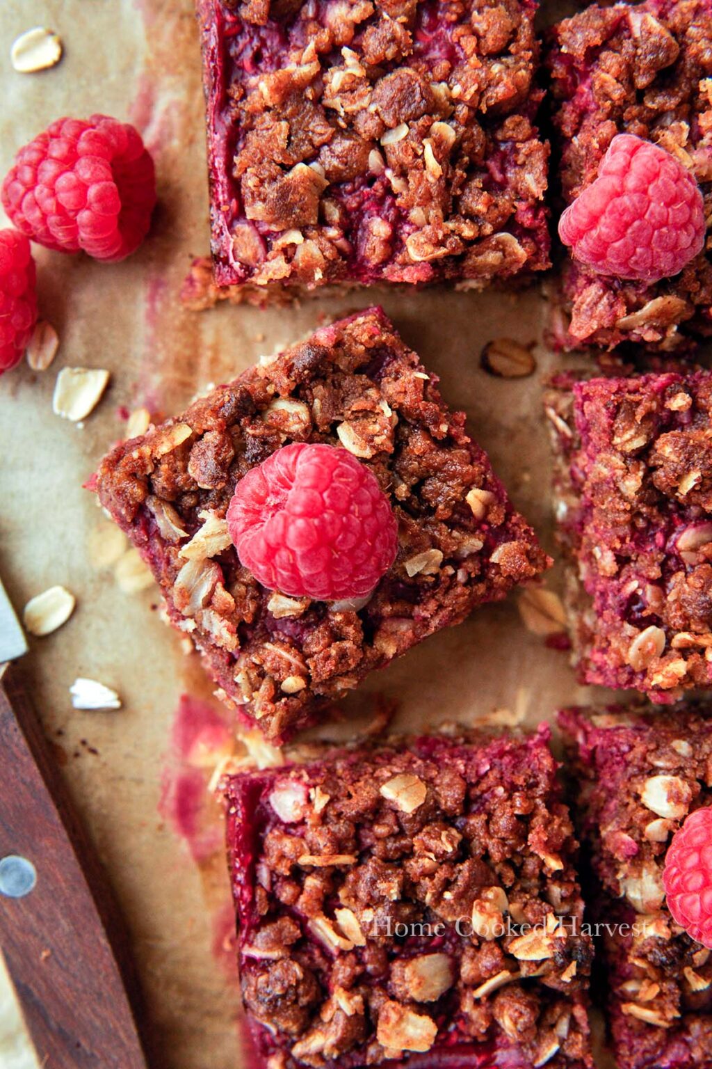 Healthy Raspberry Oatmeal Bars Home Cooked Harvest