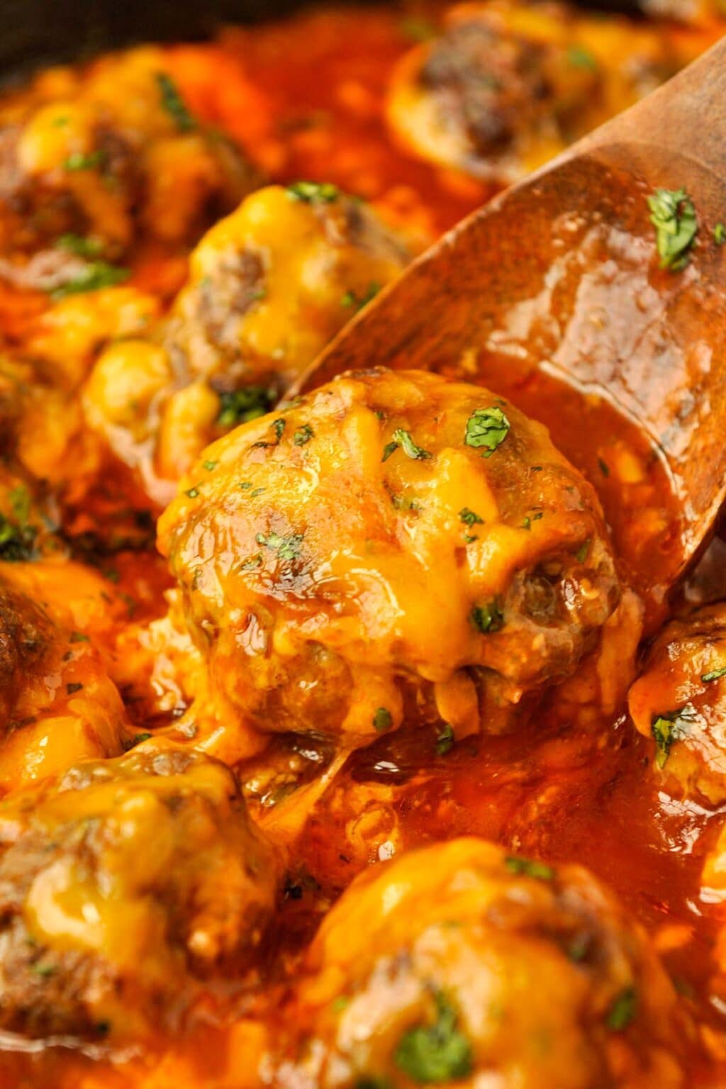 One Pan Enchilada Meatballs Recipe Home Cooked Harvest