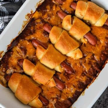 Chili Cheese Dog Casserole - Home Cooked Harvest