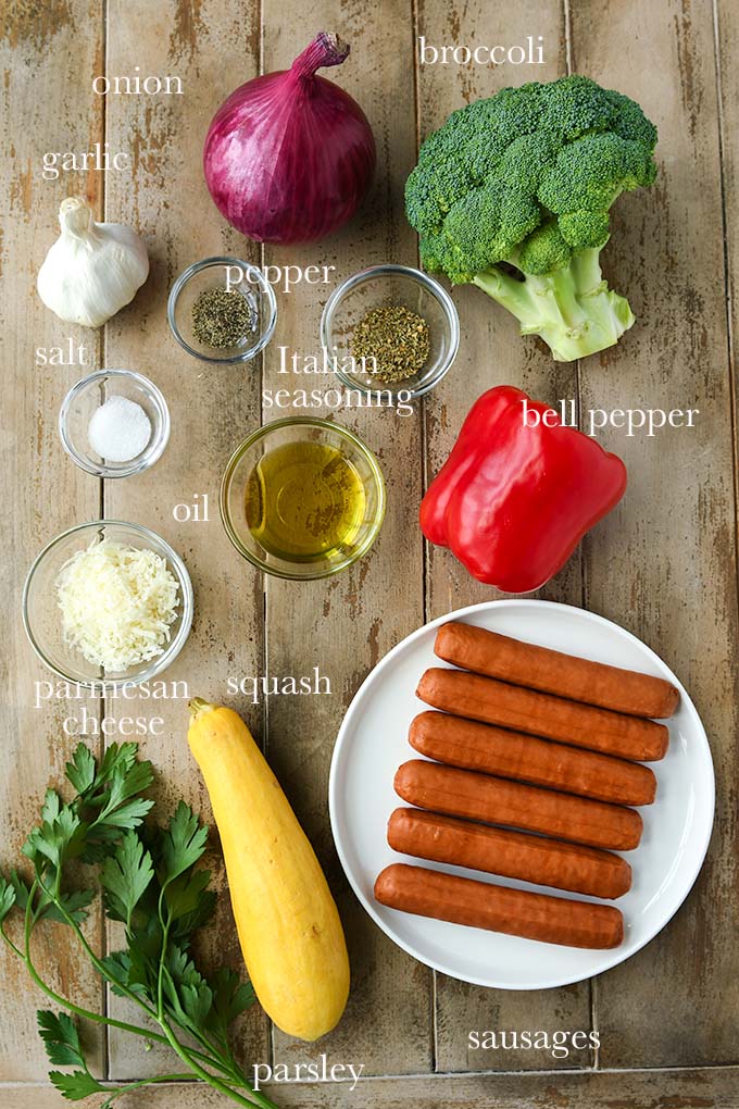 All of the ingredients needed to make this recipe.