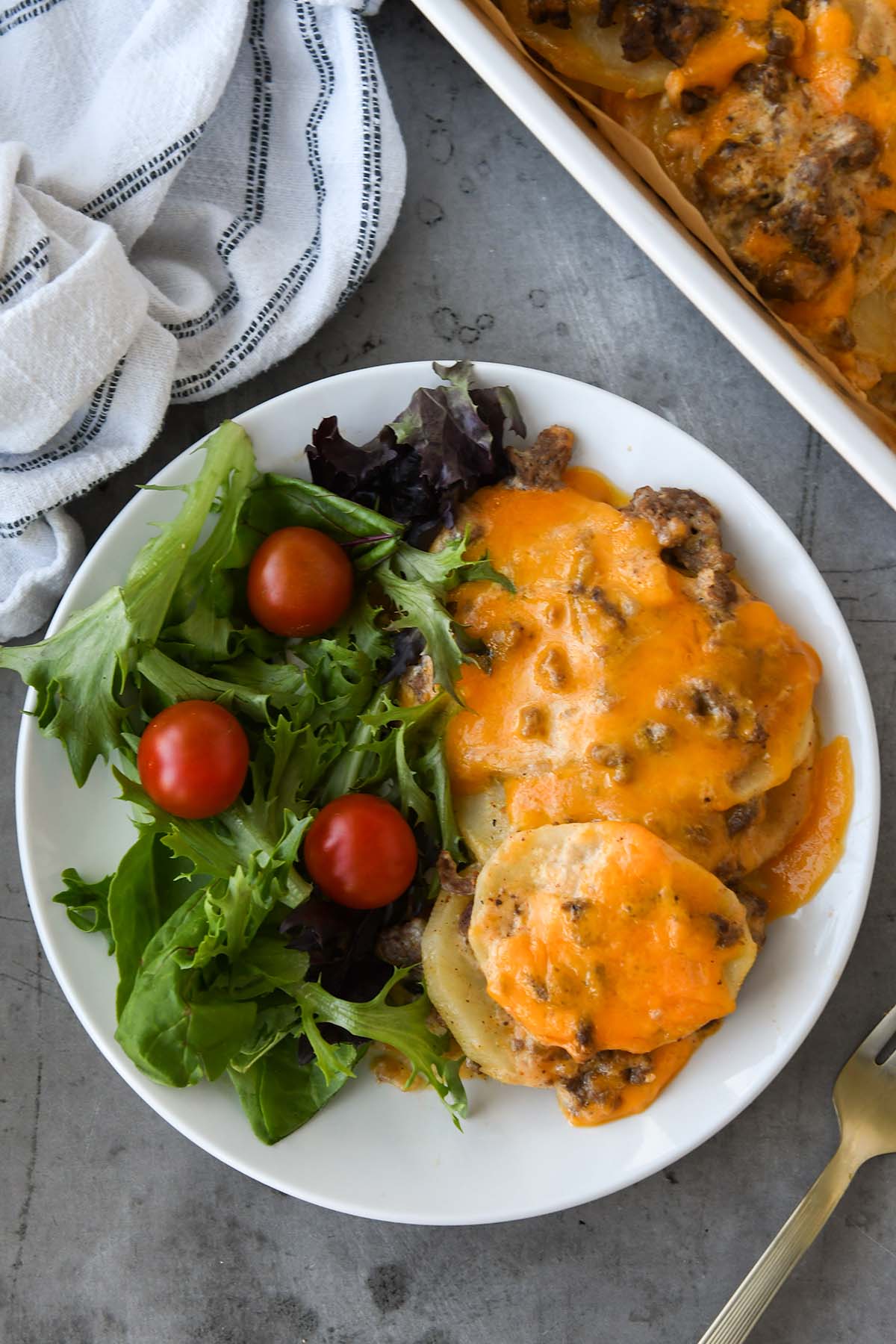Ground Beef Potato Casserole